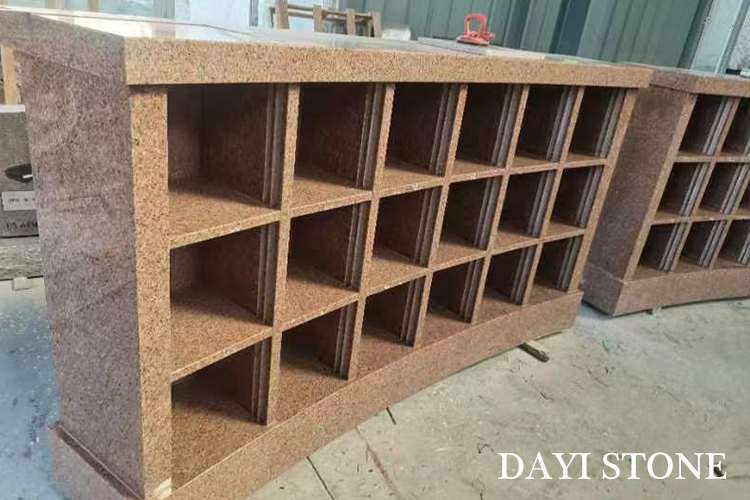 Red Granite Stone-Columbarium -USA headstone - Dayi Stone Red Granite Stone-Columbarium -USA headstone - Dayi Stone